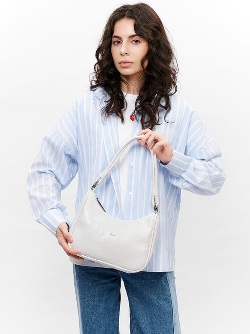LACCOMA сумка Амира-белый эко кожа хлопок