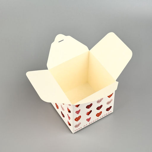 Цена за 2 шт. Коробка подарочная складная, упаковка, Я тебя люблю, 12?12?12 см