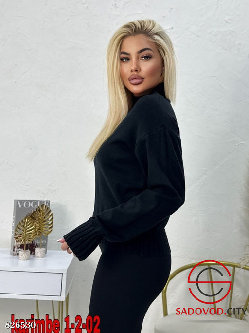 Водолазка женская однотонная