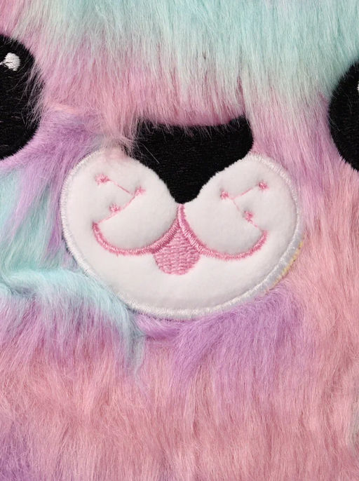 Блокнот плюшевый "Rainbow lama", 21,5х15 см, плотность 80 гр.