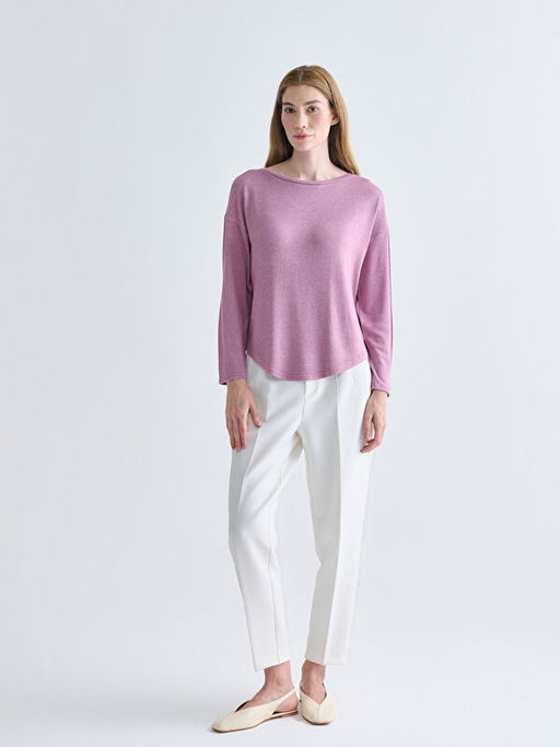 Bisiklet Yaka Kad?n Ti??rt