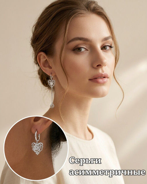 Стильные серьги