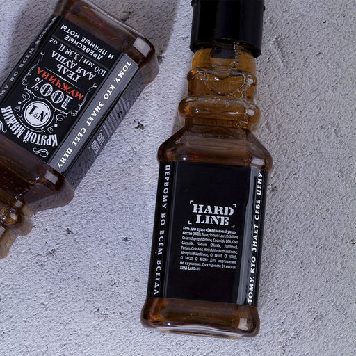 Цена за 2 шт. Гель для душа во флаконе виски Крутой мужик, 100 мл, аромат древесный