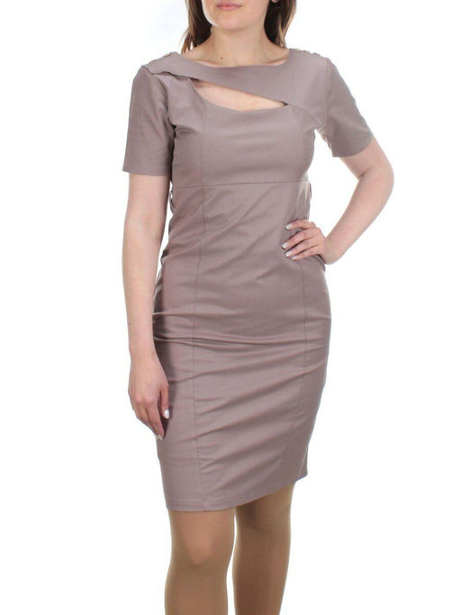 8016 BEIGE Платье женское