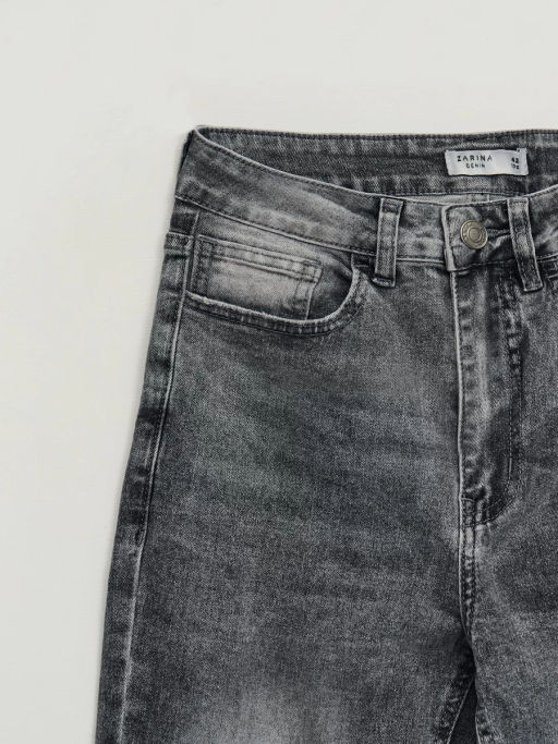 Джинсы bootcut с высокой посадкой / Zarina  фото 3