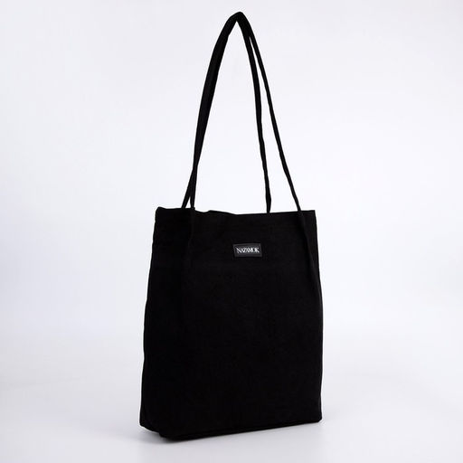 Сумка NAZAMOK, цвет черный, 40 х 35 см  фото 4