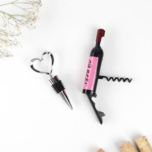 Штопор и пробка для бутылки вина, набор Ой все - Дорого внимание фото 4