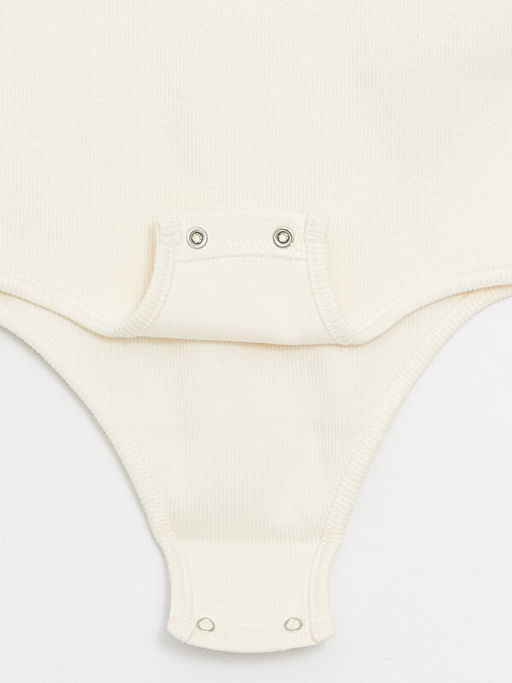 Bisiklet Yaka K?sa Kollu ??t??tl? K?z Bebek Ti??rt