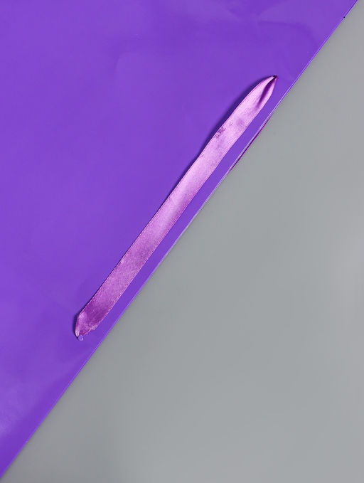 Пакет подарочный ламинированный горизонтальный «Пурпурный», XXL 61×46×20 см