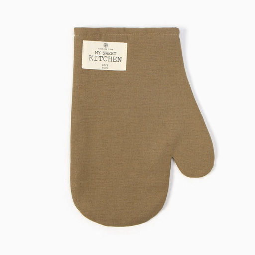 Варежка - прихватка «Этель» ECO, 20×28 см, ватин 250 г/м², оливковая