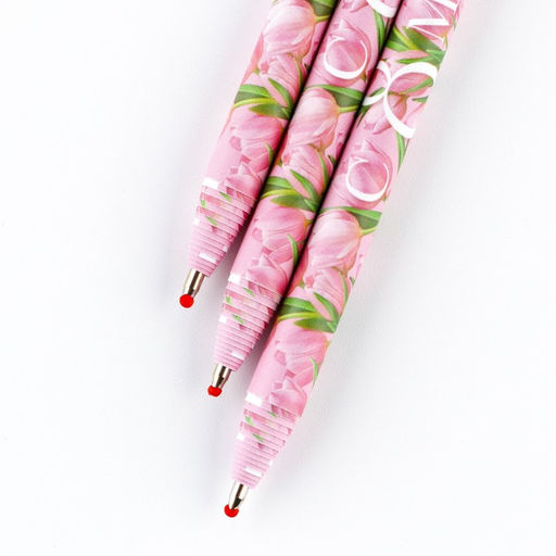 Цена за 10 шт. Ручка шариковая, синяя паста, эко 1.0 мм С 8 марта - Artfox фото 5