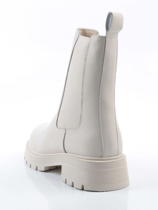 04-PAT177-2Z MILK Ботинки зимние женские (натуральная кожа, 100% шерсть)