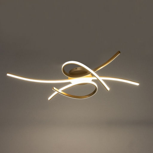 Светильник «Модес» LED 56 Вт 4000К золото 100×50×9 см BayerLux