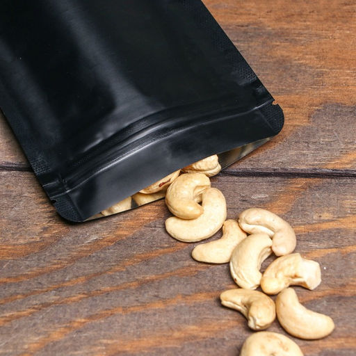 Цена за 100 шт. Пакет дой-пак, матовый, черный, 10×15×4 см