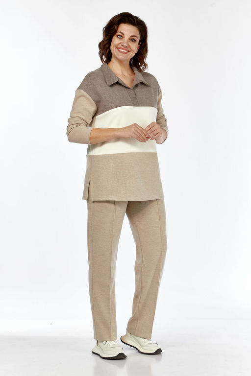 Костюм BAGIRA ANTA 1074 беж+кофейный+молоко фото 5