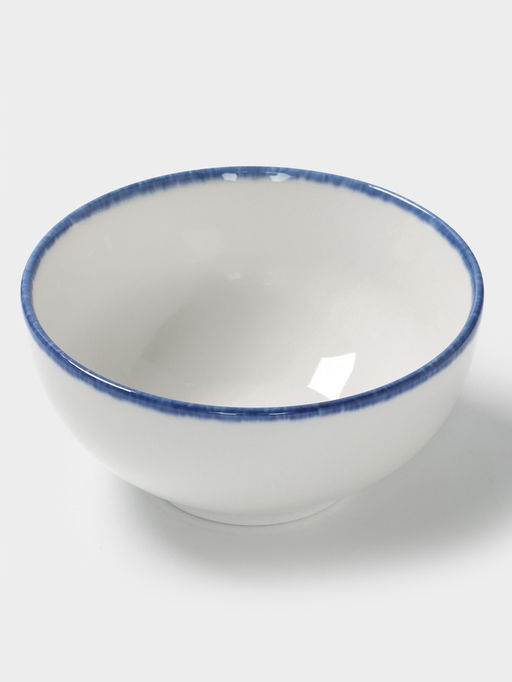 Салатник Magistro Blue Lagoon, 450 мл, 13×6.3 см, фарфор, белый