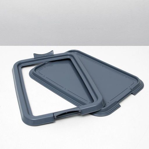 Туалет под пеленку Дайна, 49 х 36 см, серый - Пижон фото 5