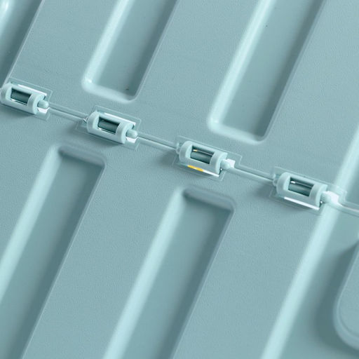 Ящик для игрушек на колесах «Путешествие», с декором, 685×395×385 мм, цвет светло-голубой