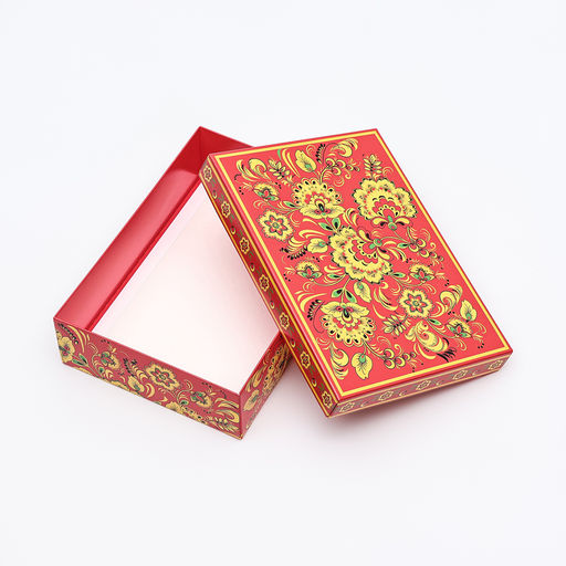 Цена за 5 шт. Коробка картонная без окна Роспись, 21 х 15 х 7 см - Simaland фото 6