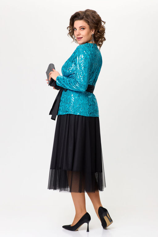 Костюм LADY SECRET 1647 бирюзовый/черный