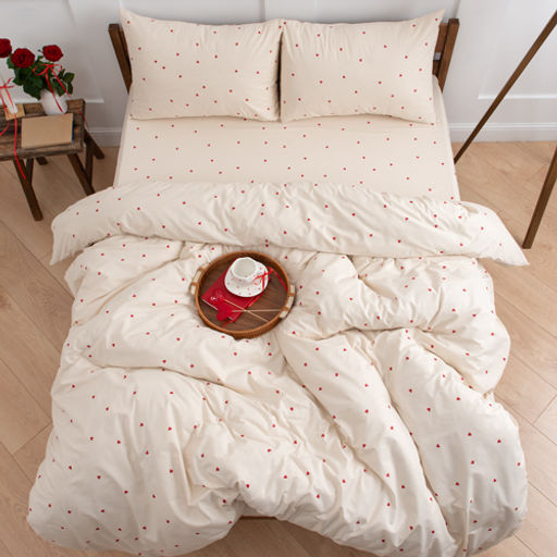 КПБ Чистый хлопок 2,0 спальный с европростыней, наволочки 50х70, поплин, 100% хлопок, Вивьен Пододеяльник 177х215 с прорезью, простыня классическая 215х240 подшита с 4-х сторон, наволочки 50х70 с клапаном - 2 шт - Традиция фото 12