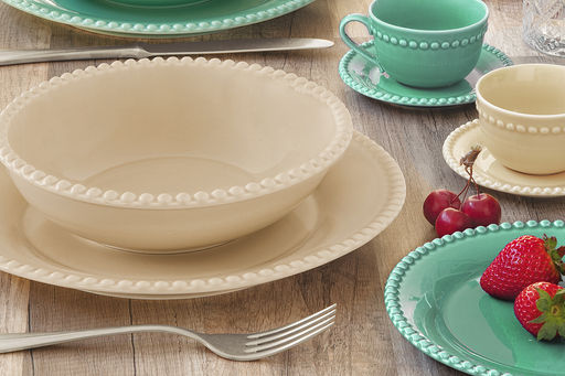 Салатник Tiffany, бежевый, 20 см, 1,5 л - Easy life фото 3