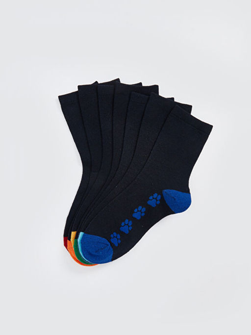 Desenli Erkek ?ocuk Soket ?orap 7li - Waikiki фото 2