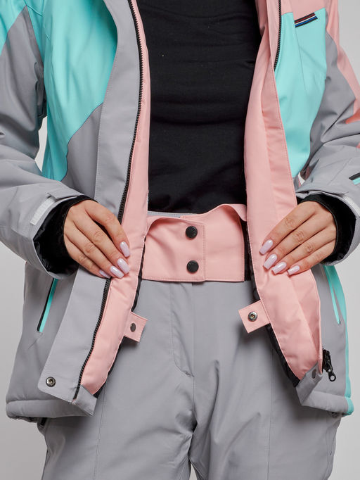 Горнолыжный костюм женский зимний розового цвета 02319R - Chunmai фото 8