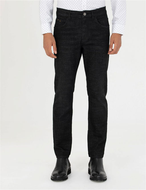 Siyah Slim Fit Jean Pantolon - Pierre cardin фото 2