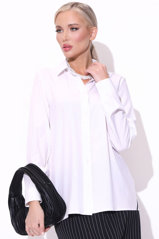 Рубашка базовая (белая) - Эльза фото 9