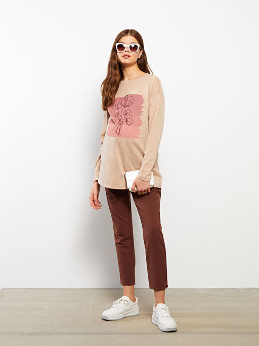 Kar?n Panelli D?z Hamile Pantolon