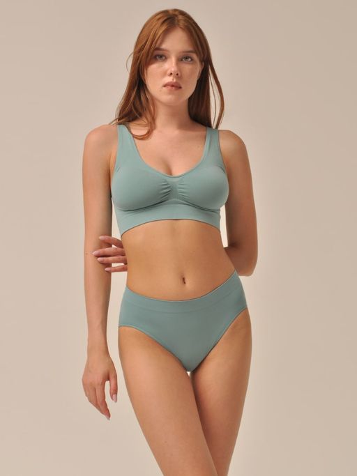 Топ с эффектом пуш-ап на широких бретелях - My фото 31