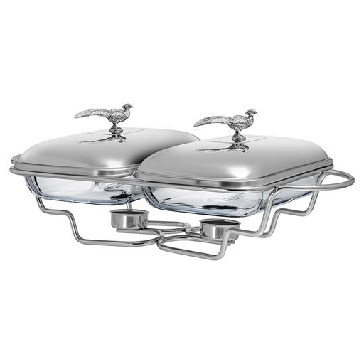 МАРМИТ ДВОЙНОЙ LEFARD СЕРИЯ ОХОТА СО СТЕКЛЯННЫМИ ФОРМАМИ ДЛЯ ЗАПЕКАНИЯ, 1,6Л/1,6Л