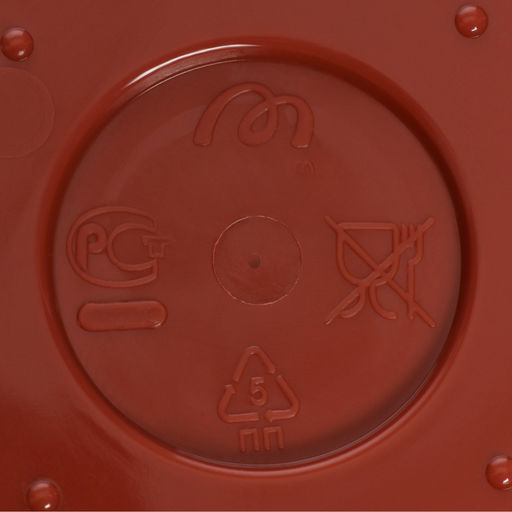 Цена за 3 шт. Горшок для цветов с поддоном «Фелиция», 900 мл, d=14.2 см, h=11 см, цвет терракотовый