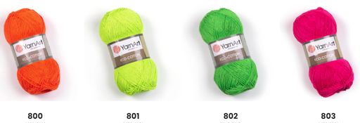 Цена за 5 мотков пряжи ECO-COTTON