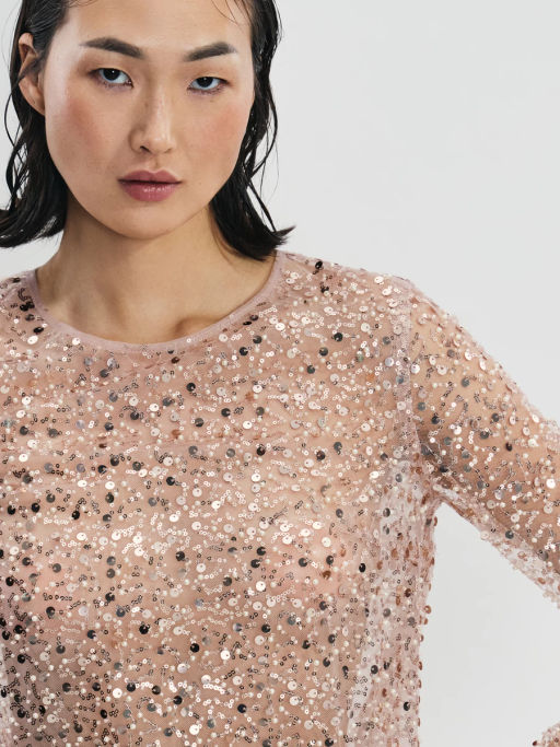 Блузка с пайетками / Zarina