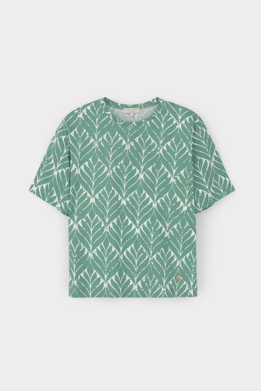 ЕВТ 3315/малахитовый зеленый,орнамент фуфайка жен