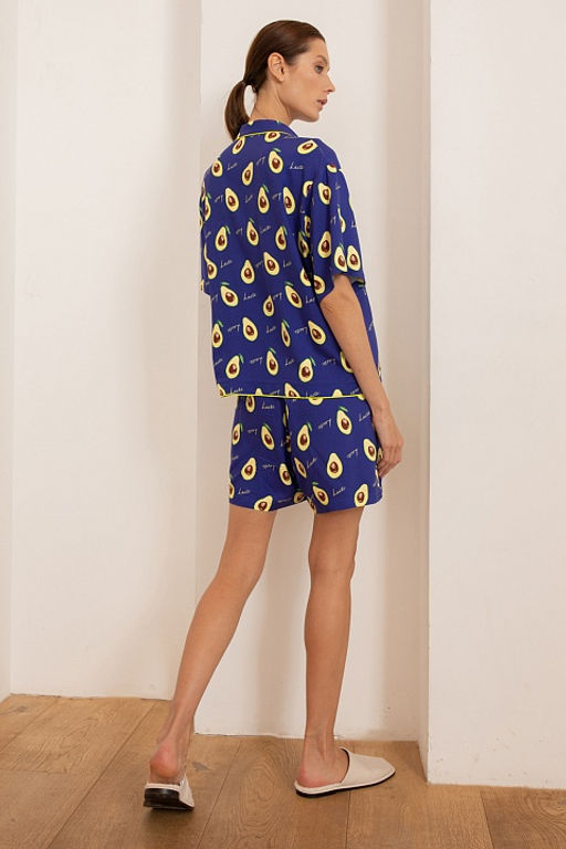 Шорты 56424 Фиолетовый авокадо