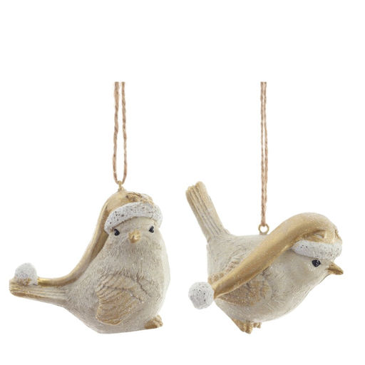 Фигурка декоративная подвесная "Птичка", L6,5 W3,5 H6 см, 2в.