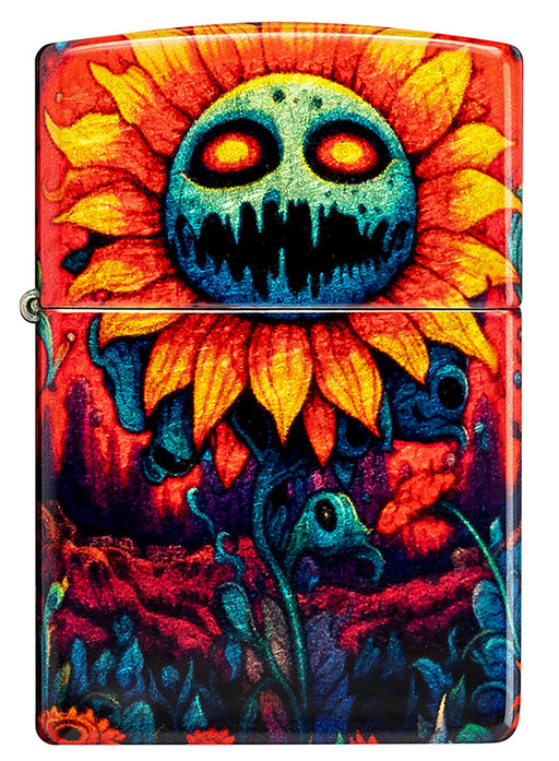 Зажигалка ZIPPO Зловещий подсолнух | Spooky Sunflower 46267