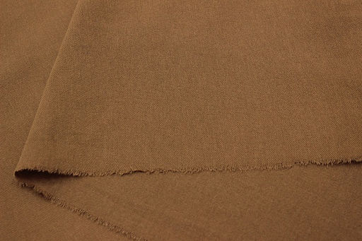 Плательный хлопок цв.Светлый коричнево-горчичный, ш.1.47м, хлопок-100%, 150гр/м.кв - Купава фото 3