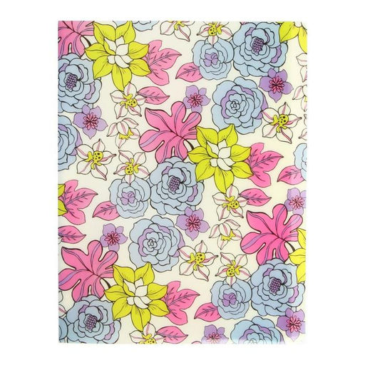 Папка с 30 вкладышами Calligrata Цветы А4, пластик, 400 мкм, МИКС  фото 9