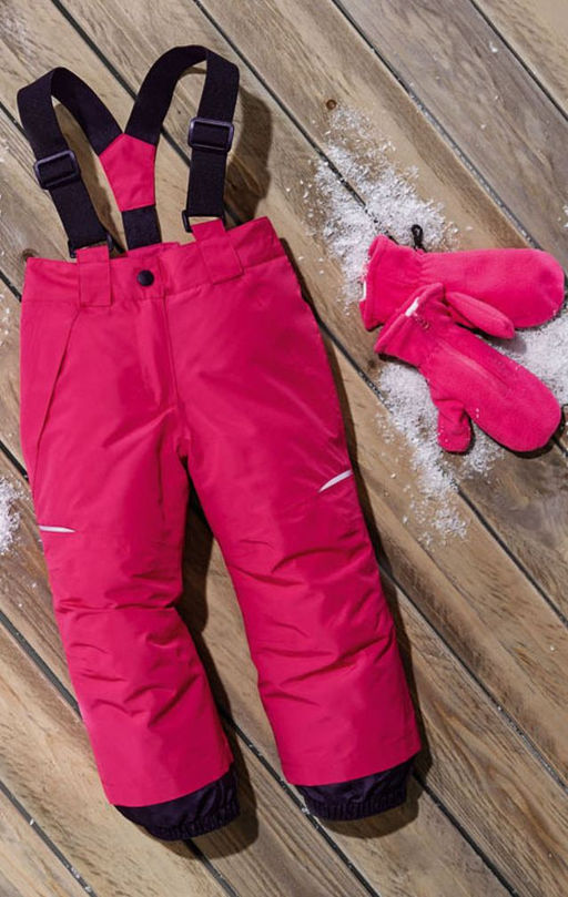 Зимние мембранные штаны для девочек LUPILU  фото 2