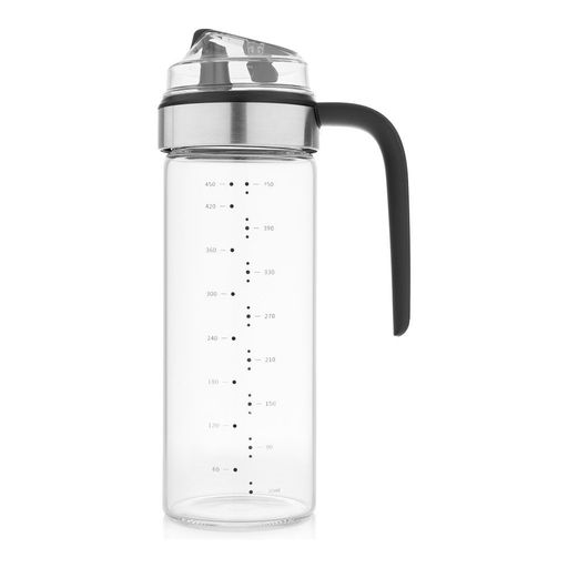 Бутылка для масла с автоматической крышкой Walmer Home Chef, 0.5 л, цвет стальной  фото 2