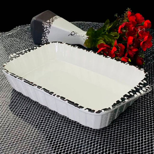 Прямоугольное блюдо для запекания 28см в под.уп. арт.142-094 /Lenardi/