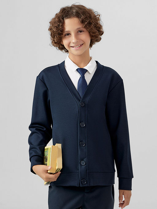 Кардиган для мальчиков синий - Mark formelle фото 7
