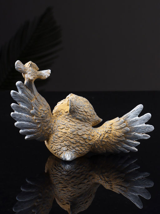 Фигурка полистоун «Сова с совенком на крыле», 9.3×13.5×5.2 см