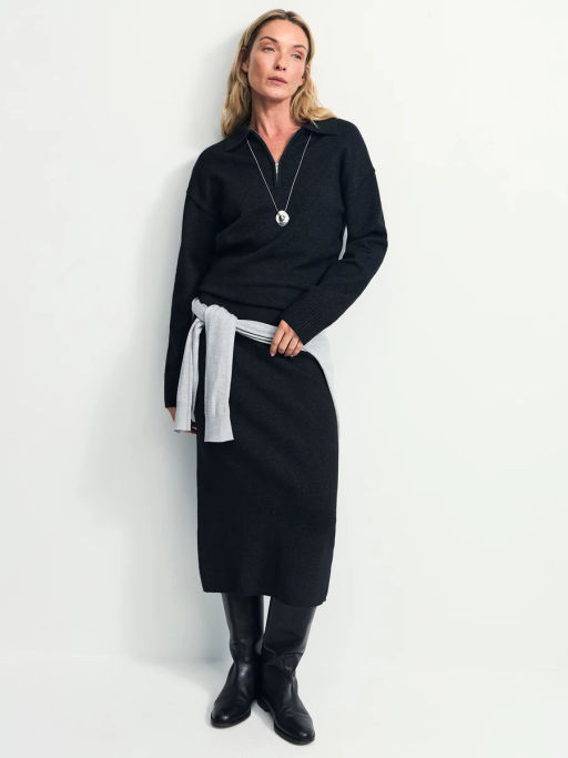 Трикотажная юбка миди / Zarina