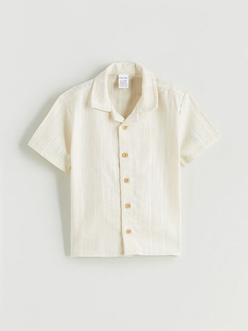 Resort Yaka Erkek Bebek G?mlek ve ?ort 2li