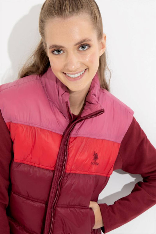 Женский вишневый жилет Неожиданная скидка в корзине - U.s. polo assn фото 3